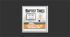 Desktop Screenshot of baptisttimes.org